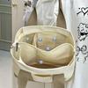 Women's Large Capacity Canvas Tote - Casual Shoulder Bag for Teens & Students