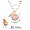 Sweet and Romantic Cup Opening Necklace Teaspoon Dripping Oil Little Girl Pendant Birthday Gift Female