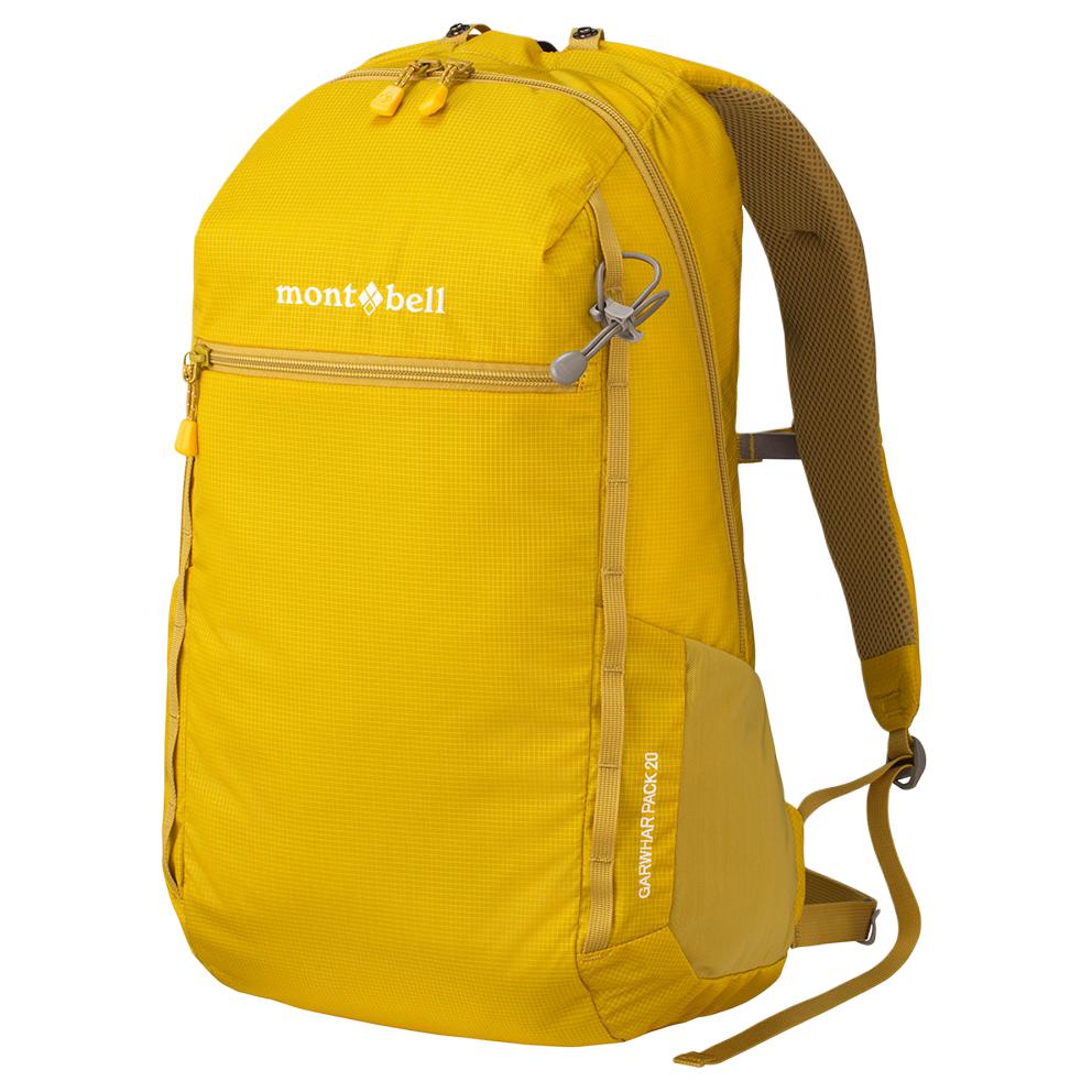 MONTBELL 20L Casual Sport Nylon Backpack Regular Unisex Couple Yellow