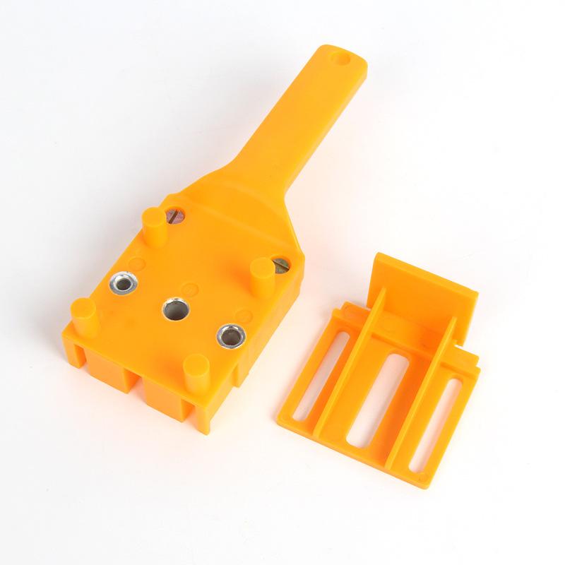 6/8/10mm Drill Bit Woodworking Dowel Jig Drilling Saw Guide Locator for Carpentry Straight Hole Clamp Wooden Board Locator Tool