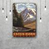 Lassen National Park Retro Vintage Tin Sign Poster Decorative Plaque Metal Plate Wall Decor