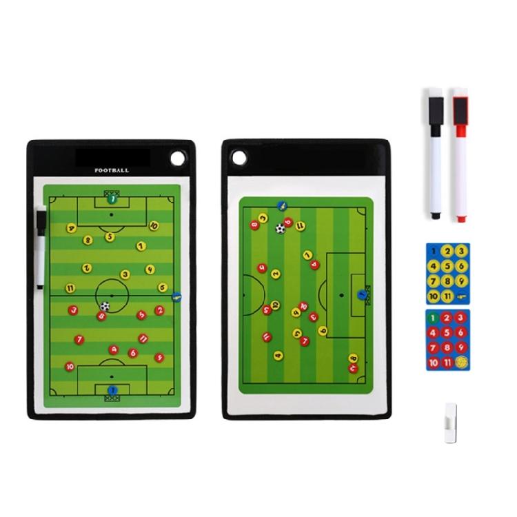 Football Basketball Coaching Clipboard with Magnetic Sheets, Dry Erases Tactic Coaching Board Training Aids for Strategy