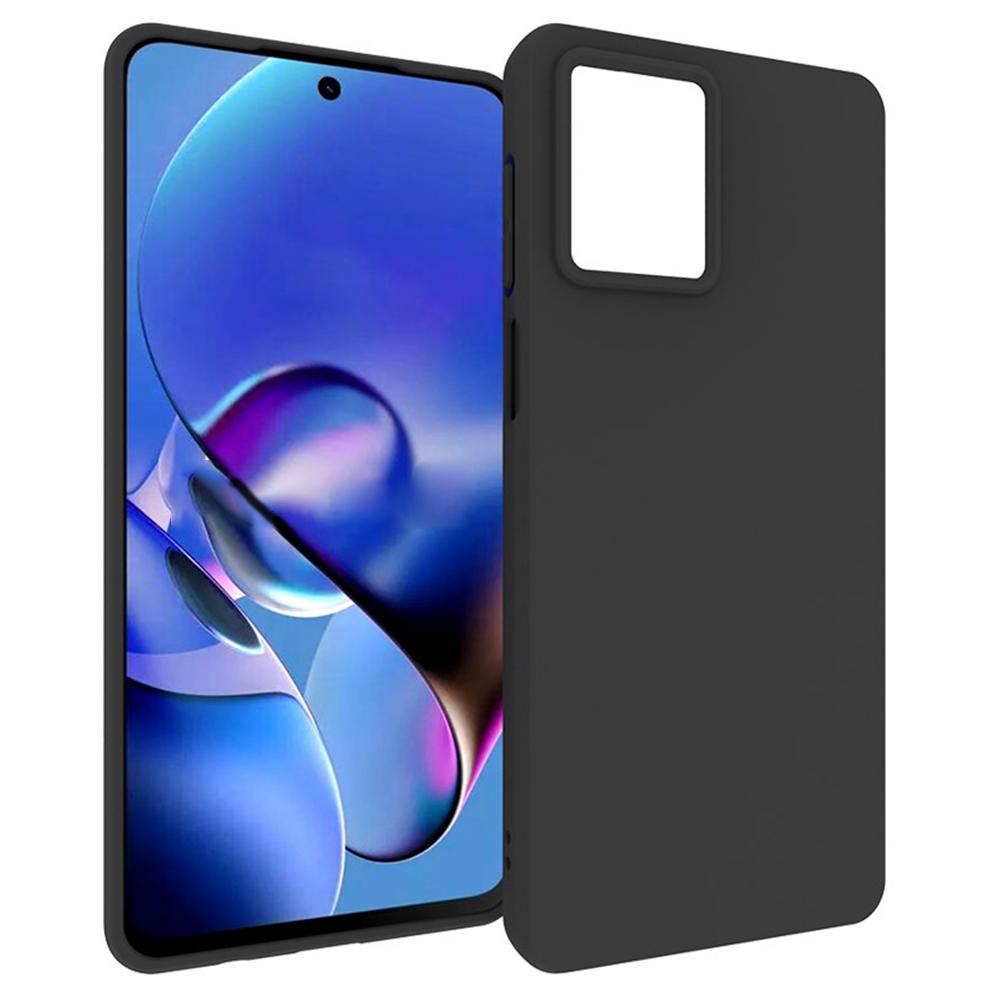 

Для Motorola Moto G54 5G Матовий чохол для телефону Тонкий чохол на задню панель телефону TPU-оболонка Black