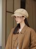 Autumn hat female alphabet octagonal hat retro newsboy hat casual cap
