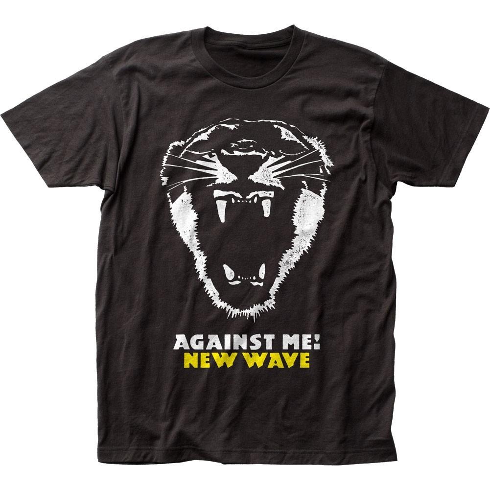 Against Me! New Wave Mens T Shirt Music Classic Concert Rock Band Tee New Black XXXL