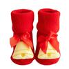 Tree Santa Claus Thicken Kids Cotton Socks Infant Short Socks Baby Christmas Socks Floor Socks