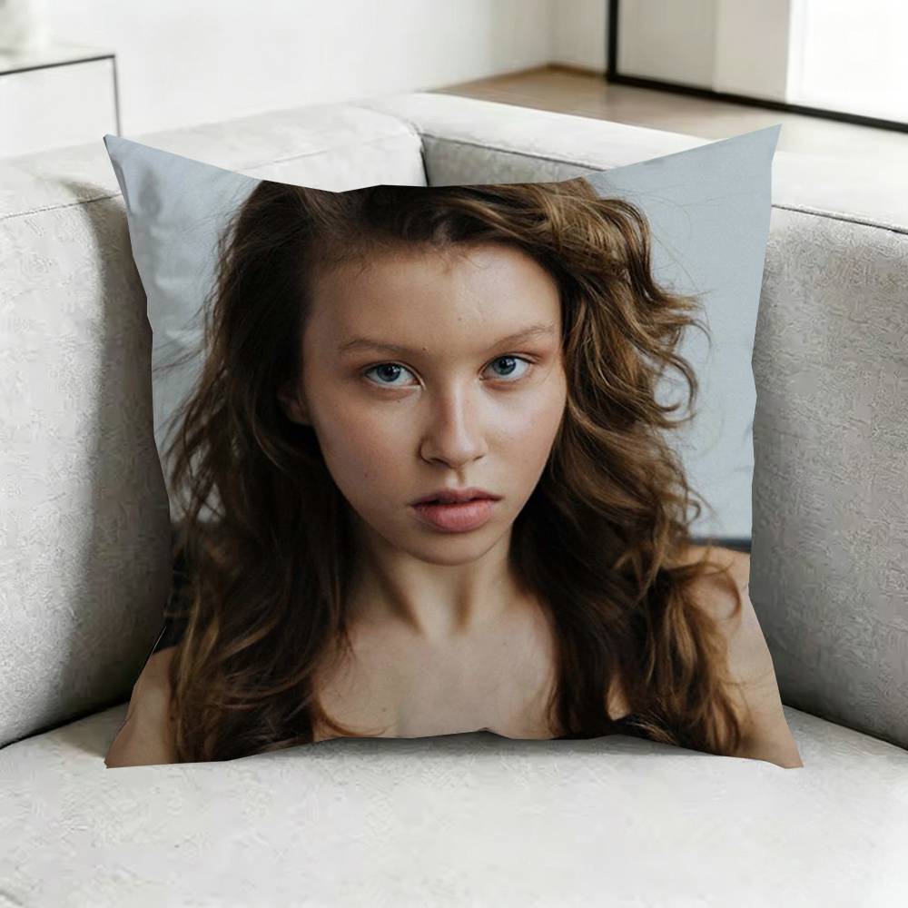 AnnaA Anka PPeresild Square DoubleSided printed Pillow Case Bedroom Bedside Pillow Sofa Cushion Cover Gift