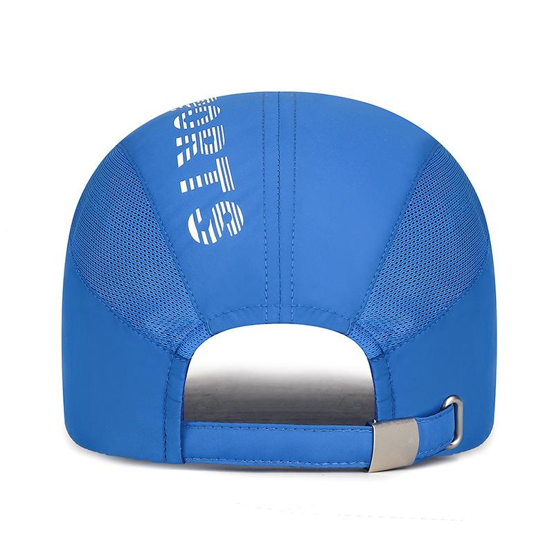Spring Summer Spliced Mesh Sunscreen Quick-Drying Cap Men Breathable Travel Sunshade Baseball Cap