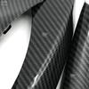 SET ABS Carbon Color Inner Door Handle Pull Cover Trim For BMW 3 Series E90 E91