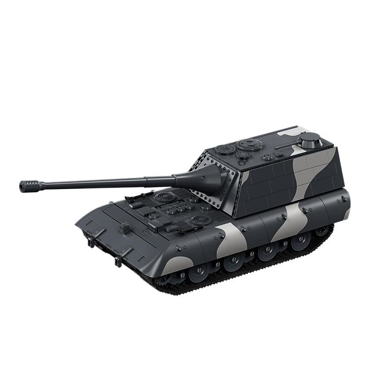 World War 2 Ww2 Army Military Soldiers E-100 Heavy Tank Model Assemble Building Blocks Bricks Toys For Children Gift