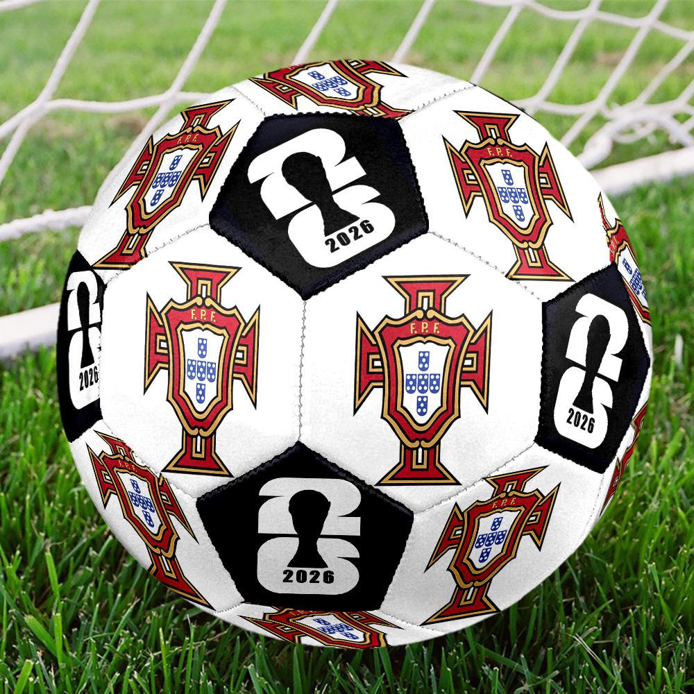 1pc Portuguese Football Size 5 Soccer Ball Professional Match Training Football Indoor &Outdoor Sports Ball Club Training Ball Lightweight Durable Y44