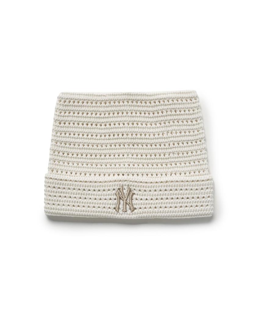 Emelbi Summer Crochet Meow Beanie Ny (Cream)