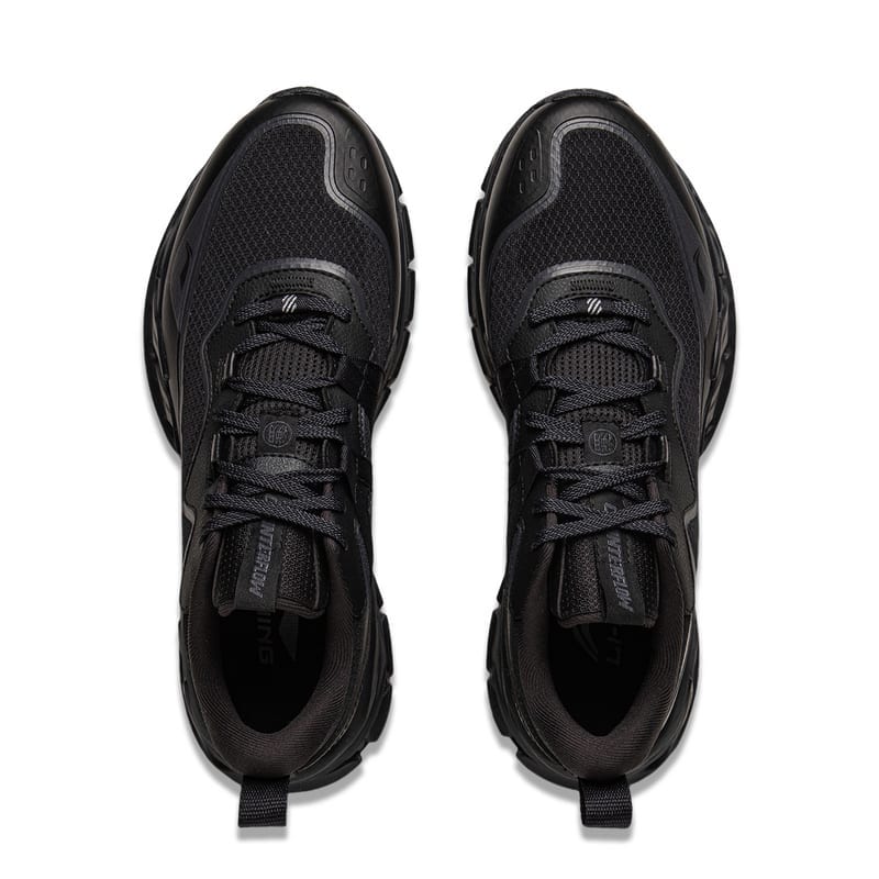 Li Ning Outdoor CF Tracing Rutschfeste und abriebfeste Wanderschuhe, Unisex, Schwarz, AHTV017-5