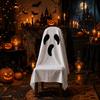 Pumpkin Halloween Dinner Chair Seat Cover Skull Pattern Festival Table Decor  Home Decoration
