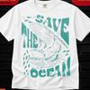 Save the Ocean, Sea Animals 90s Vintage Style Tshirt, Ocean Creature Retro Y2k Ocean, Sealife, Whale, Orca, Dolphin Shirt