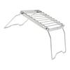 Ourdoor Stainless Steels Camping Grill Portable Folding Small Grill Rack Burners Stove Stand Baking Tray Holder Enduring