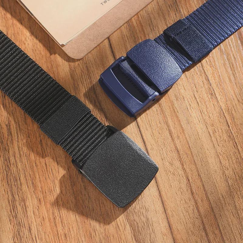 Men's Nylon Tactical Canvas Belt for Outdoor Sports and Military Training