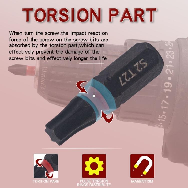 Industrial Strength Steel Torxes Screwdriver Bit 10Pcs Set Corrosion Proof High Torque Performances For Technicians