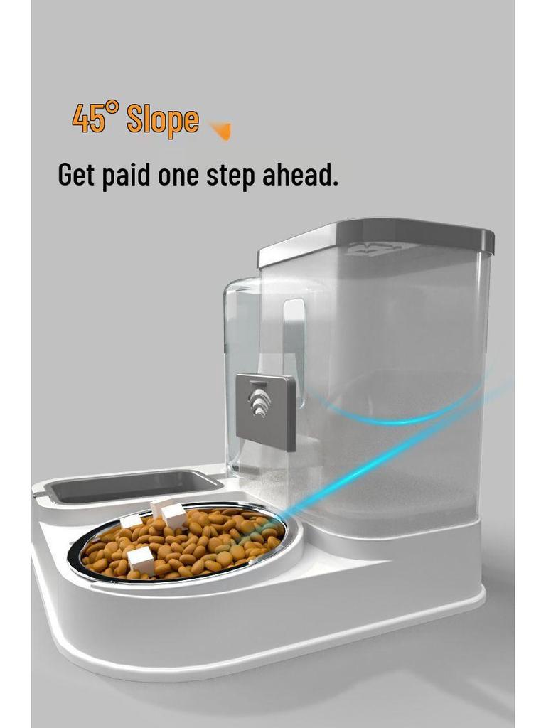 Pet Feeder Bowl & Water Fountain for Cats and Dogs
