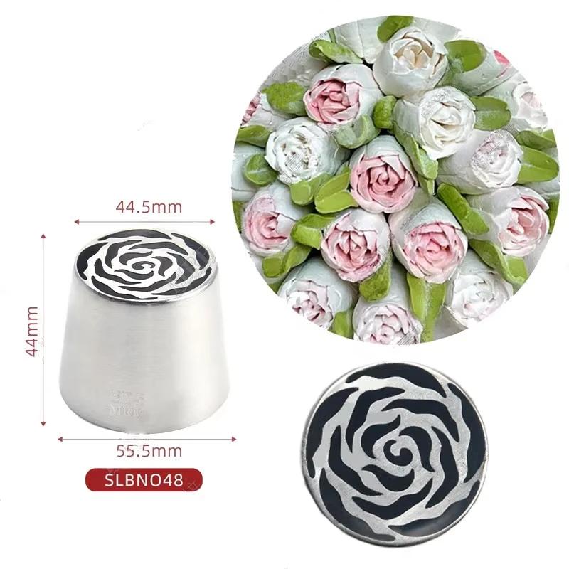 13 Style New Stainless Steel Nozzles Cake Decoration Rose Cake Nozzle Tools Wedding Party Cupcake Decor Pastry Baking Tools