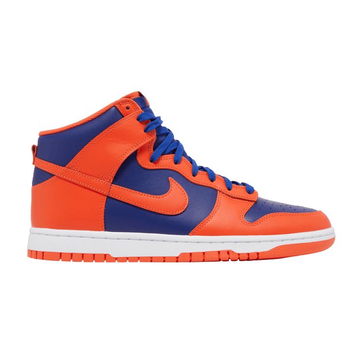 Men's Sneakers Nike Dunk High Knicks Orange/Deep Royal Blue/White/Orange