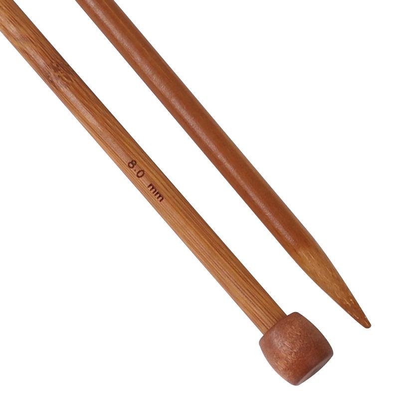 Carbonized Bamboo Single Head Sweater Needle Set for Hand Knitting