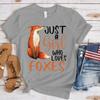 Foxes Printed Kids Adult T-shirt Summer Women's and Men's Casual Outdoor Girl and Boy Short Sleeve Tees Top Loose Pullover