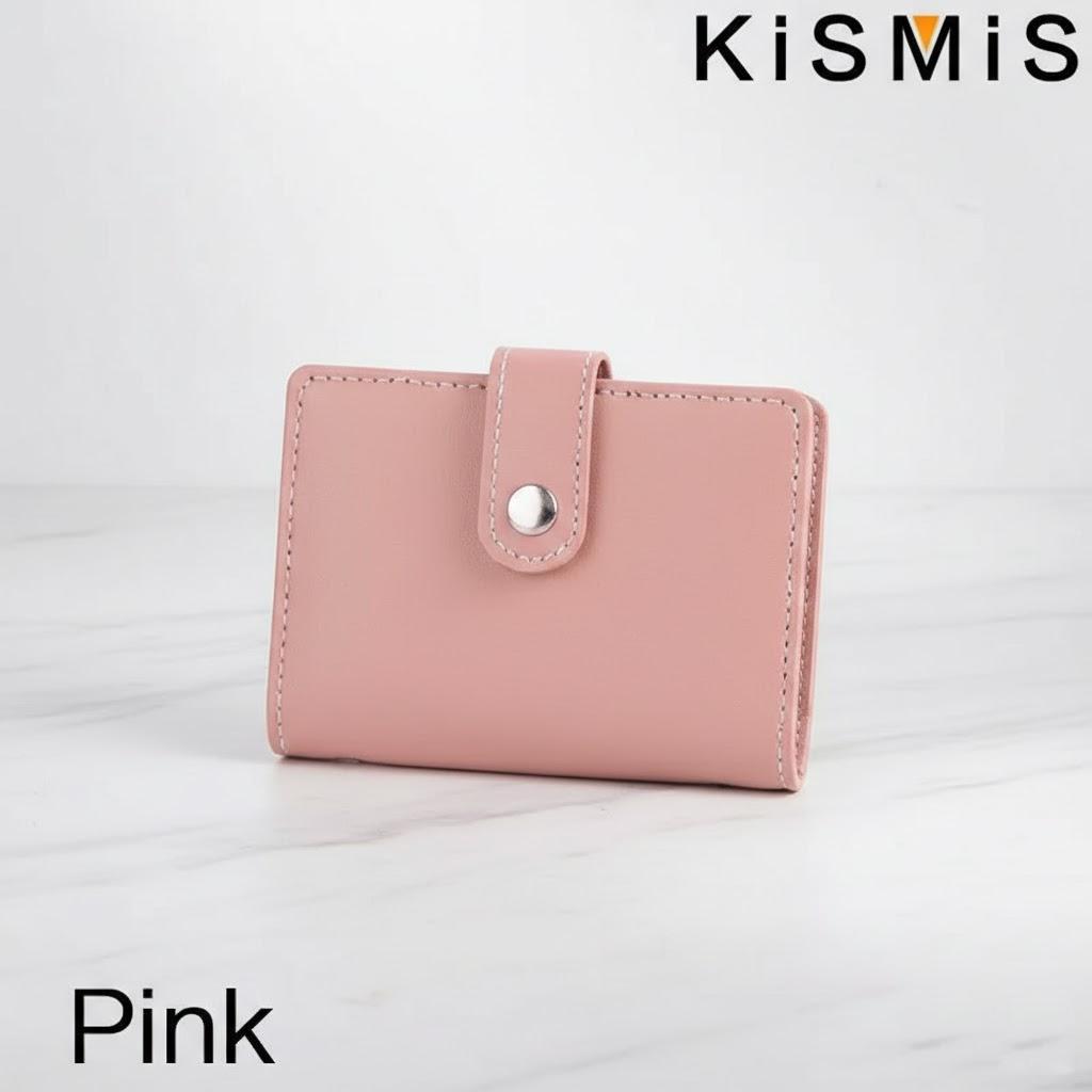 Slim Minimalist PU Leather Card Holder 26 Slots Organizer Wallet Compact Stylish Accessory Unisex