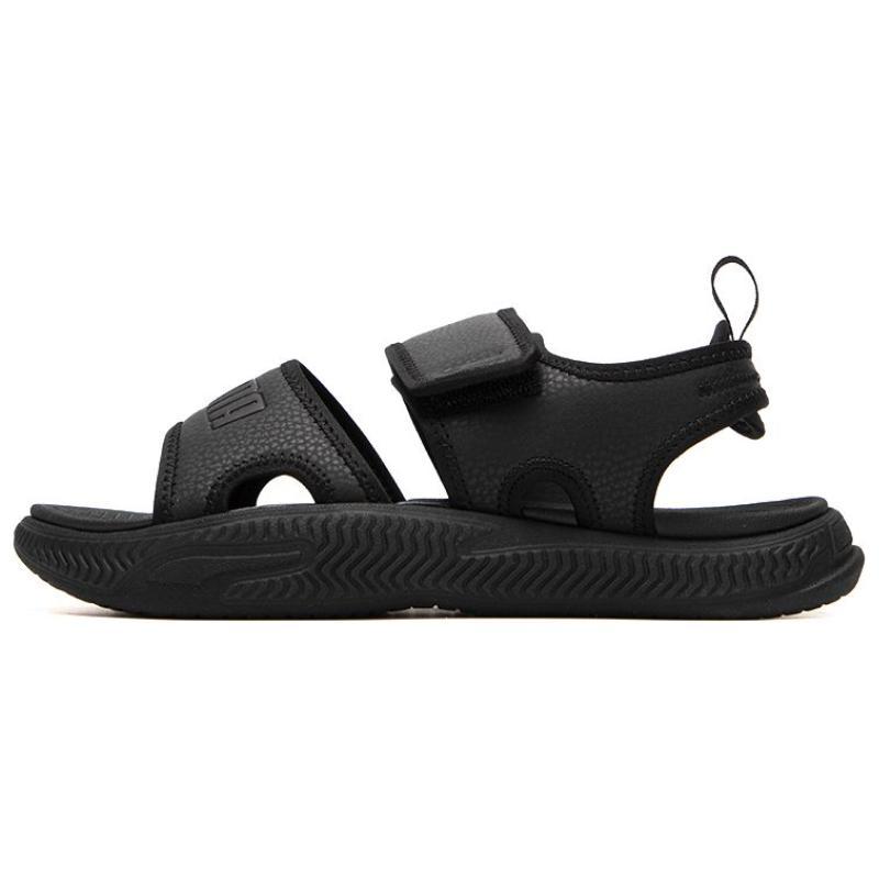 New PUMA SoftridePro Sandal 24 Beach Sandals Unisex Black 395429-01