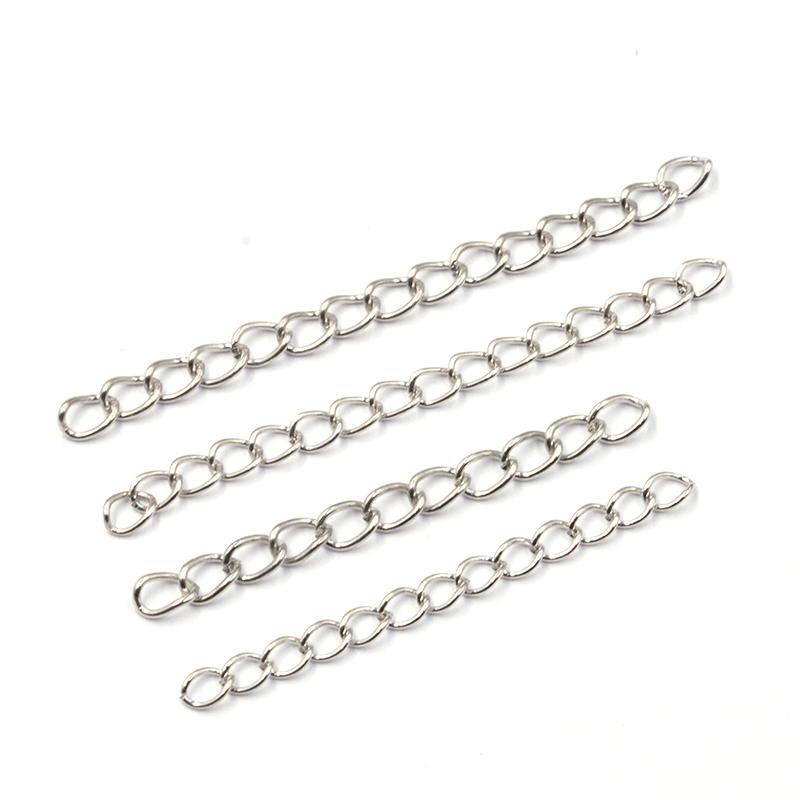 

Удлинительная цепь, объемное ожерелье, браслет, короткие цепи, 5 см, 7 см, соединительная цепь для самостоятельного изготовления ювелирных изделий 5cm 50pcs