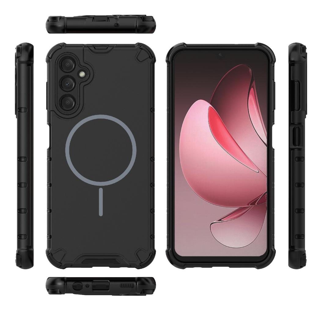 For Samsung Galaxy A14 5G/4G Magnetic Case Heat Dissipation Shockproof TPU+PC Phone Back Cover