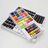 60-Color DIY Sewing Thread Set with Metal Bobbins - Includes Base Thread In Black, White, and Colored Options