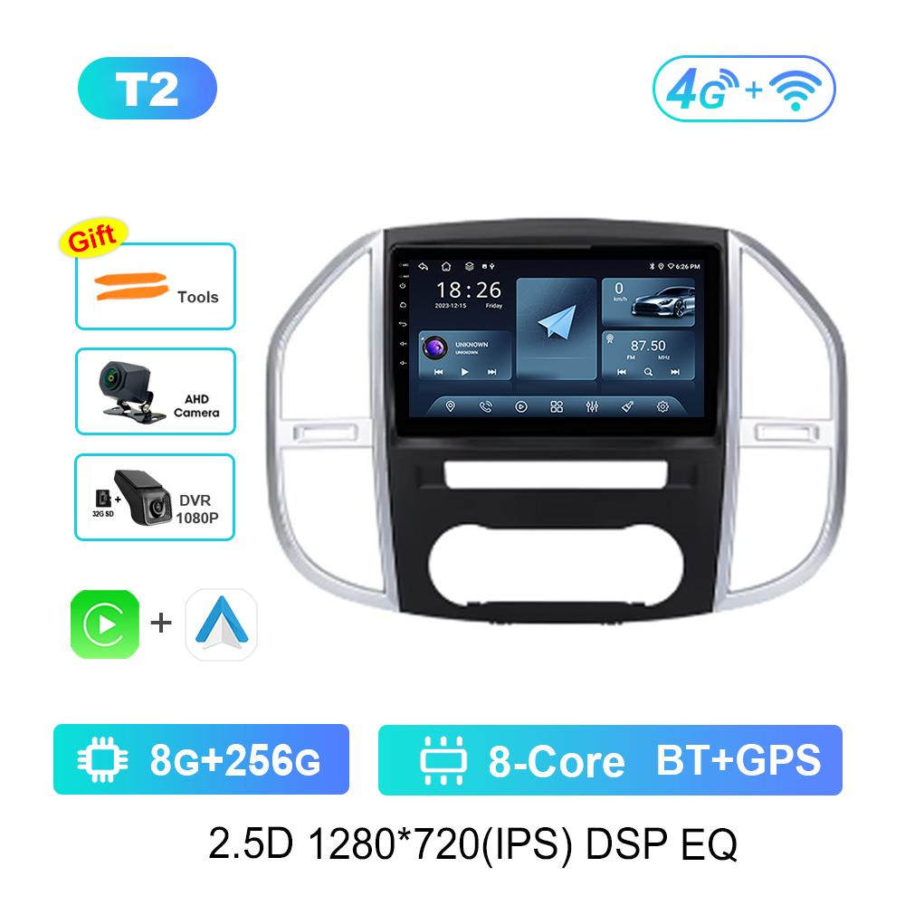 10.1'' Android OS Carplay Car Radio Multimedia Player for Mercedes Benz Vito 3 2014 - 2020 GPS Navi WiFi HD Screen 4G Auto Tools