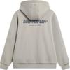 Li Ning CF Letter Hooded Comfortable Breathable Fleece Warm Loose Sweatshirt Unisex Sweatshirt Stone-Grey AWDUG19-2