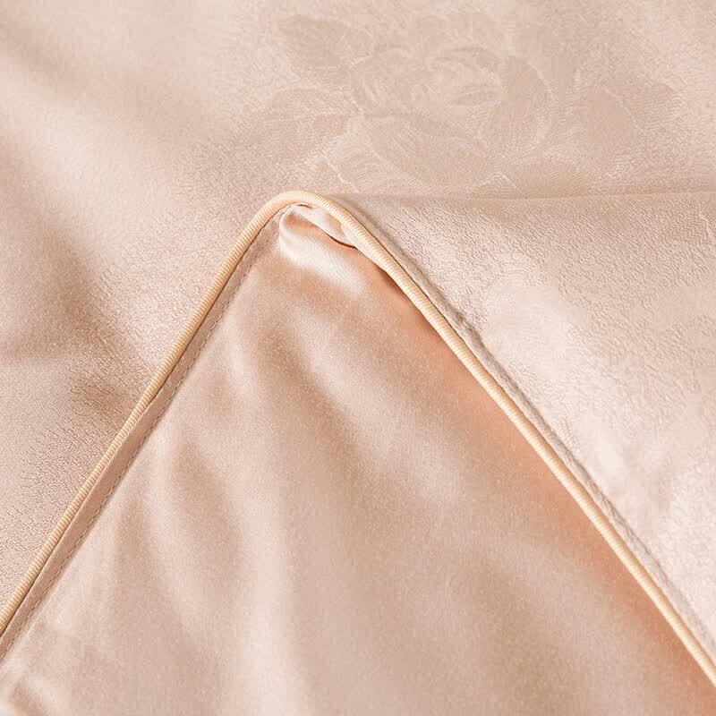 Shanshan Cotton Jacquard Sateen Tussah Silk All-Season Duvet