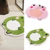 Bathroom Mat Shower Rug Cartoon Frog Shaped Bath Mat with Strong Water Absorption and Fast Drying for Kids' Safety