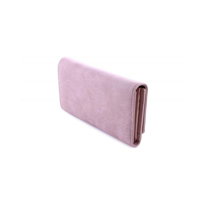 Le Temps des Cerises Portefeuille Phoenix PM1 Rose Poudre