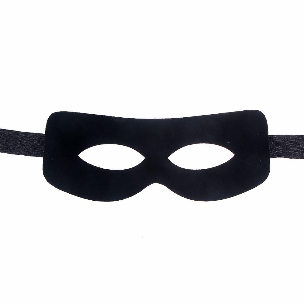Masquerade Zorro Black Masked Eye Mask Venetian Super Hero Hallowmas
