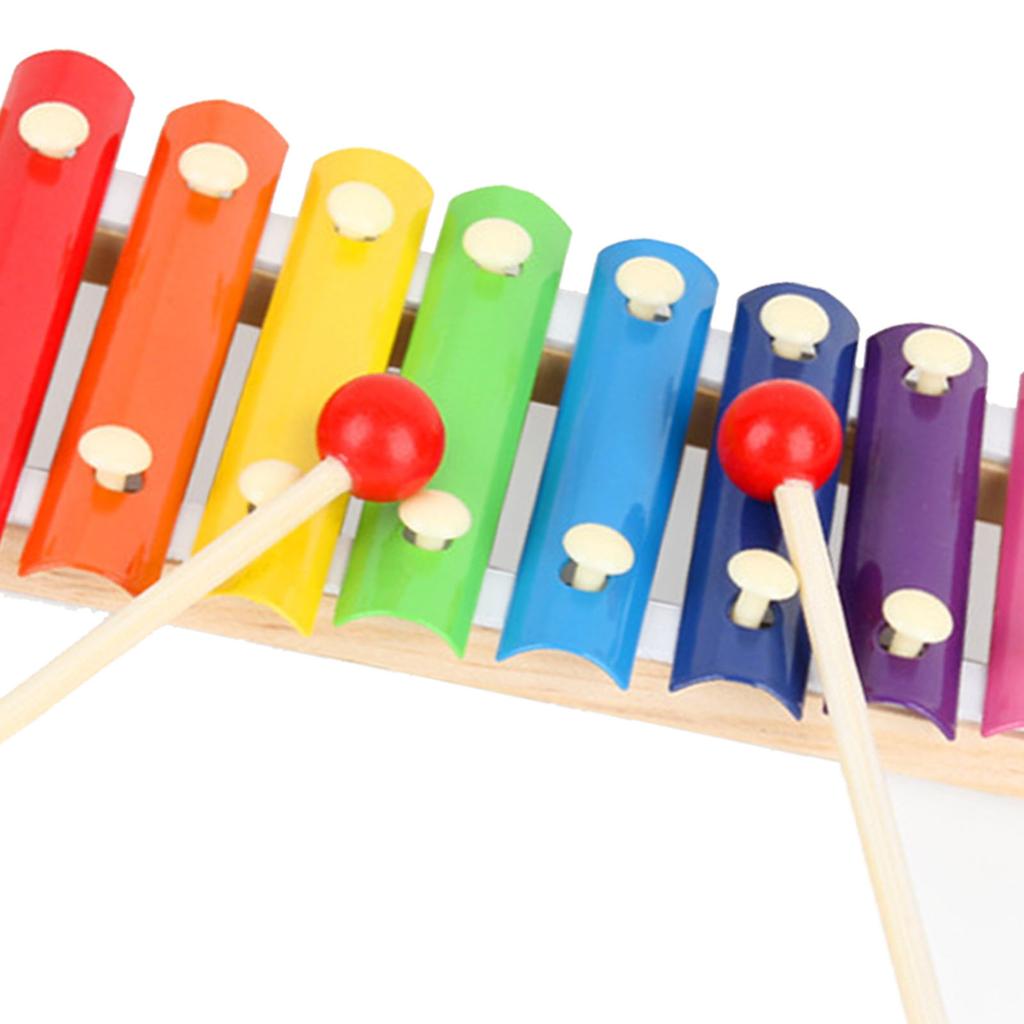 Toddler Musical Instrument Wooden Percussion Instrument Toy Preschool Educational Music Toy for Parent Children Interaction