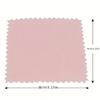 50PCS Pink Jewelry Polishing Cloth, Suitable for Gold, Silver, Mobile Phones, Glasses - Soft, Non Frosted Cleaning Cloth