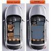 Self-driving Car Front Seat Mattress Slope Inflatable Pad Auto Rear Gap Stool Foot Cushion Travel Camp Travel Accessories