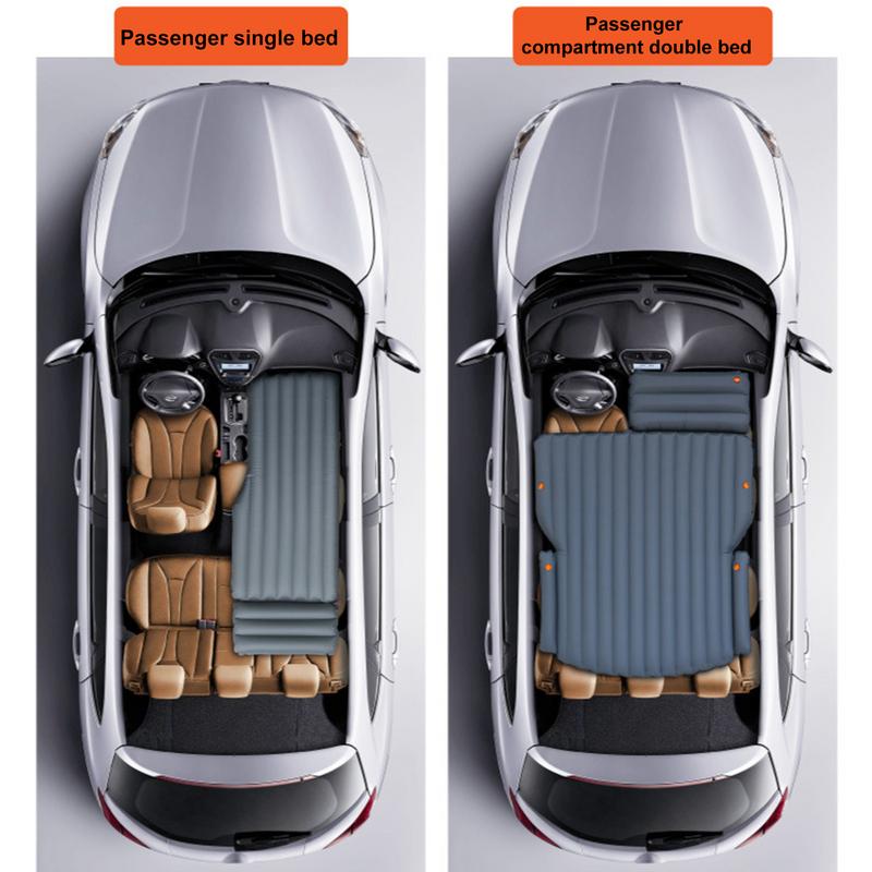 Self-driving Car Front Seat Mattress Slope Inflatable Pad Auto Rear Gap Stool Foot Cushion Travel Camp Travel Accessories