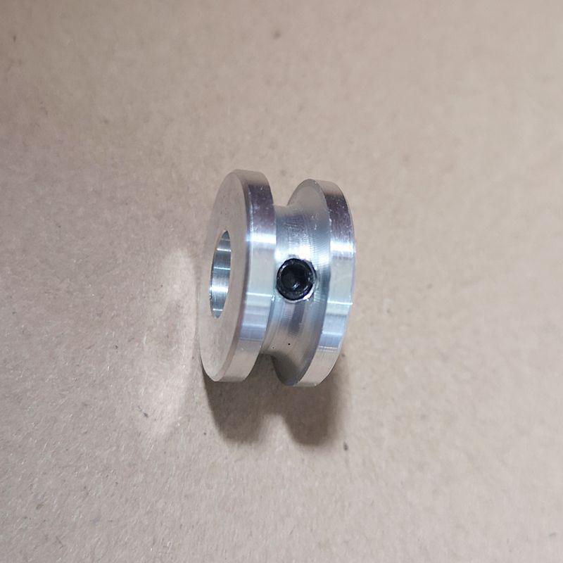 Aluminum Alloy Single Groove Pulley for Lathe Non-Powered Spindle Wheel Motor Model (PU Round U Groove Pulley)