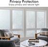 Window Privacy Film Frosted Glass Window Film Static Cling UV Blocking Removable Window Clings Opaque Window Stickers for Home
