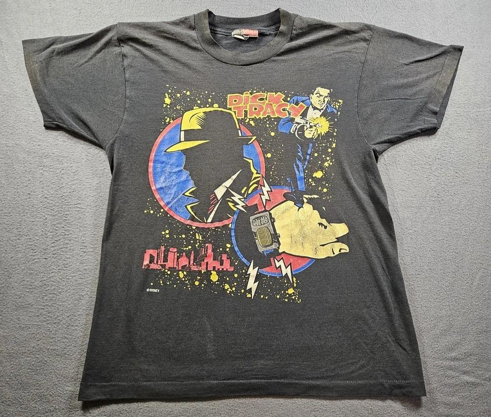 

Vintage 90s Dick Tracy Movie Promo T-Shirt Made In USA Single-Stitch REPRINT Unisex T-Shirt XL