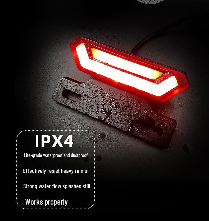 LED zadní světlo pro elektrokola: Jízda v noci, Směrová světla, Brzdové světlo, Skládací elektrokola