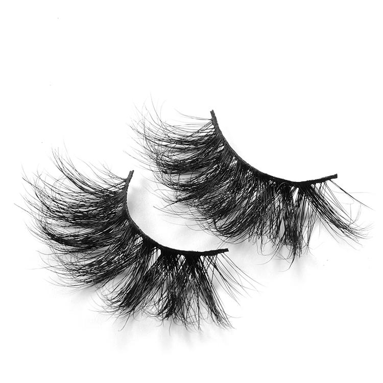 18mm Eyelash Long 25MM Eyelashes Siberian False 3D Mink Eyelashes Wispy  Lashes