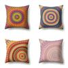 American Retro Ethnic Bohemian Polyester Pillow Case Car Decoration Home Printed Waist Rest Pillow Case