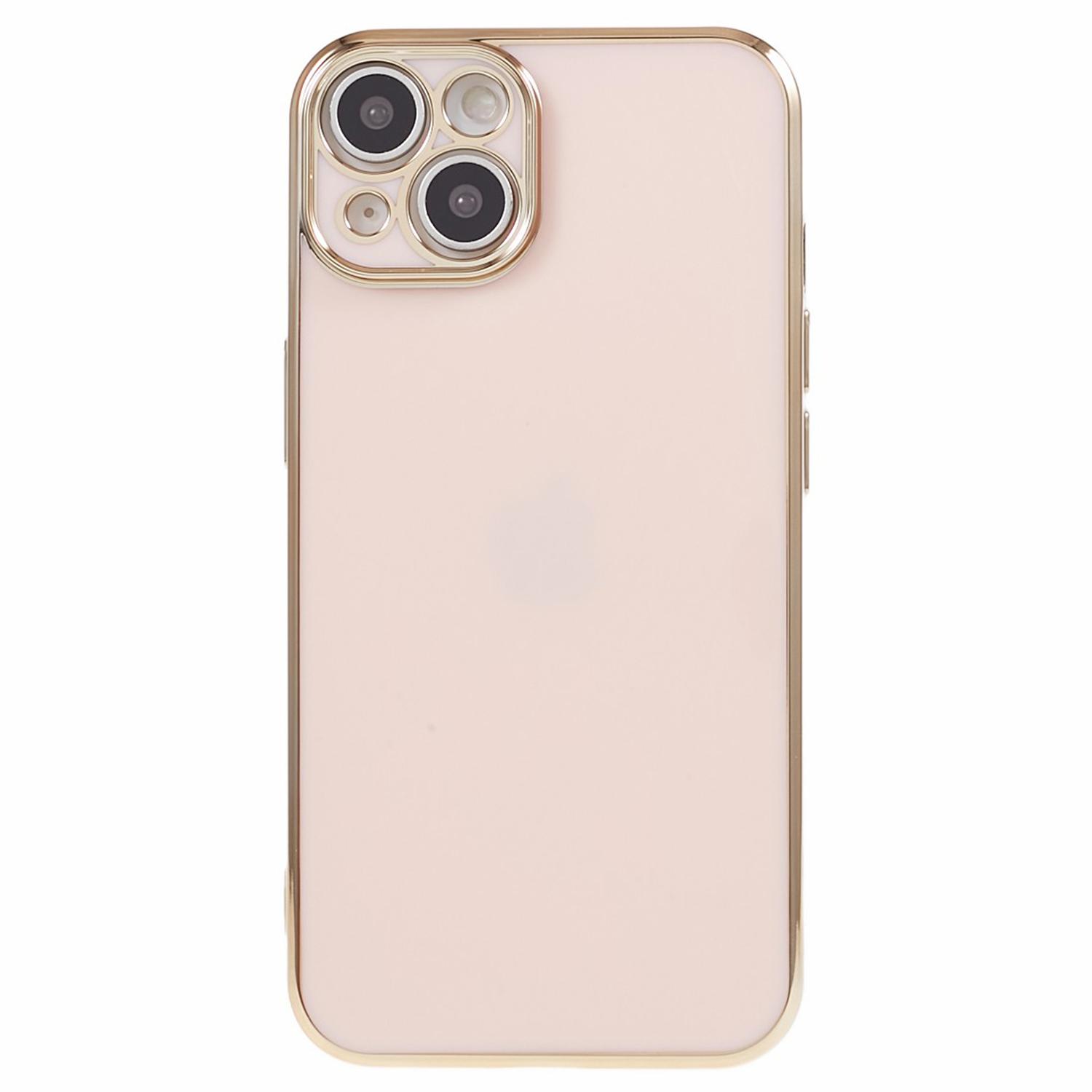 

Чехол для iPhone 14 Plus Глянцевый 6D Гальванизированный ТПУ Защитная крышка E