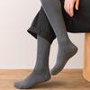 Herren Dicke Oberschenkelhohe Socken, Winter Wadenhohe Socken, Baumwollsocken für Herbst und Winter, Warme und Fleece Hohe Socken, Herren Schlaufen Lange Socken